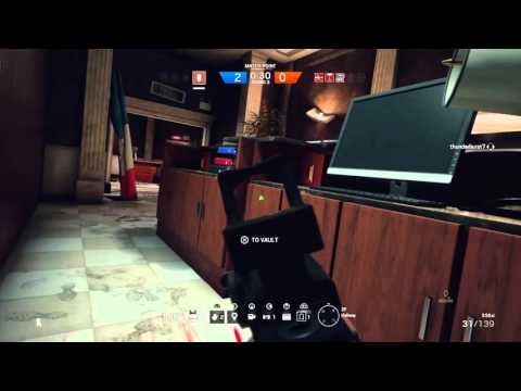Rainbow6 1v4 1minute left