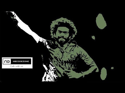 Sketching Lasith Malinga's image in python.