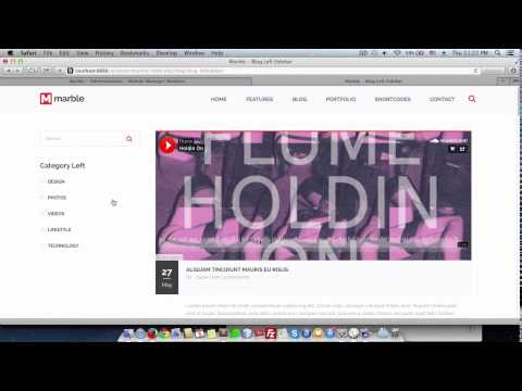 MArble - Blog Leftsidebar