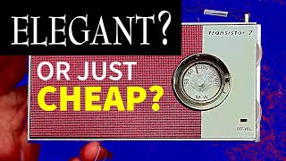 Styling that puts me to sleep: Vintage Toshiba "Young Pet" radio in the sheerform style