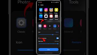 App Icon & name size increase 👈 #shorts #mobilesetting #iconsize #settings #prosettings #shots