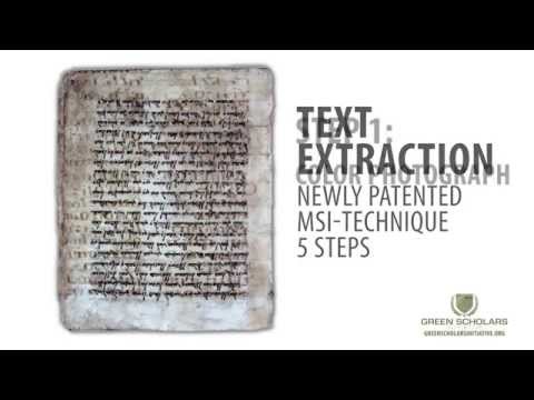 Green Scholars Initiative: Multispectral Imaging on Codex Climaci Rescriptus