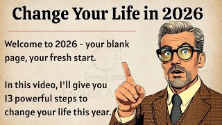 Change Your Life in 2026 - One Step at a Time || Graded Reader || Improve Your English Fluency ✅