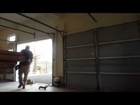 How to remove a garage door