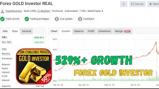 Forex GOLD Investor EA v1.99 (No DLL) | Best Gold EA MT4