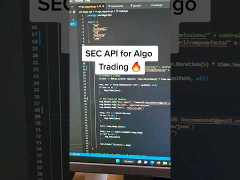 The SEC doesn't want you to know this 🤫 #algotrading