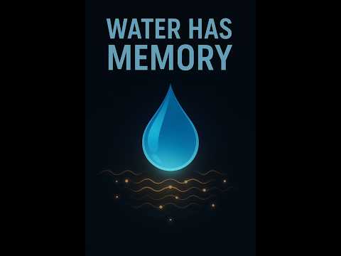 Water can remember! #shorts