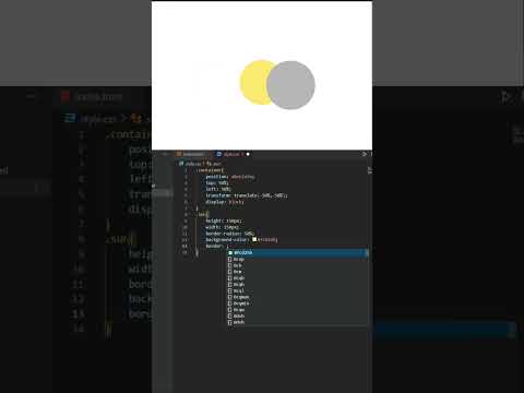 Solar Eclipse in html css |CSS Animation #shorts #cssanimation #coding #htmlcss