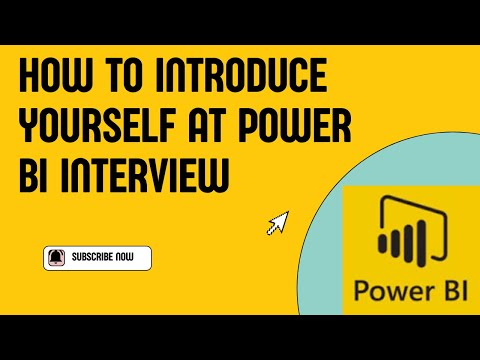 Introduce Yourself at Power BI/Data Analytics Interview