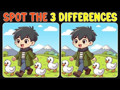 Spot The Difference : Can You Find the 3 Changes? | Find The Difference #14