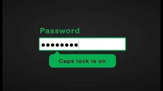 Full Video  https://youtu.be/L8Lwd81nJ64 Detect Caps lock on/off in Password Field & Tooltip #shorts