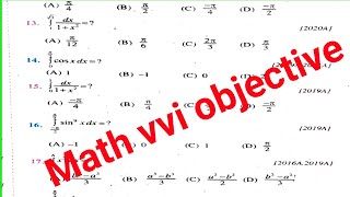 12th study centre | class 12th math vvi objective question 2025 | integration ka vvi objective