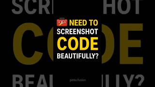 Powerful tool for code screenshot #sorts