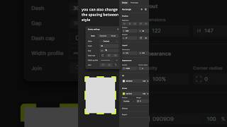 Figma Stroke Types Explained in 60 Seconds | Dashed Stroke Tutorial #designcareers #figma #stroke