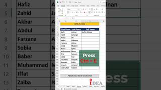 Excel Flash Fill Trick Auto Fill Data in Seconds (No Formula!) | Stop Typing! Use Excel Flash Fill