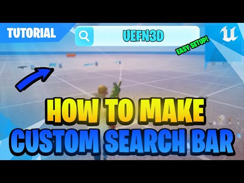 UEFN TUTORIAL | How To Make MAP SEARCH BAR 🦾