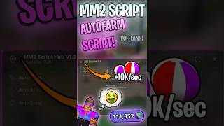 MM2 Script 2025 = 10K Coins/Sec!? 💰 #shorts #roblox #mm2script