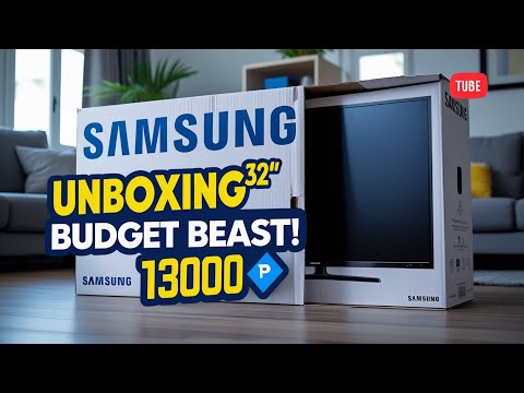 Samsung 32 inch smart tv  unboxing and installation
