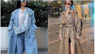 Most beautiful collection of trench coats for ladies.