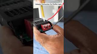 Adapter Connection for Profile Light #falseceiling #profilelight #light #adapter #adapters