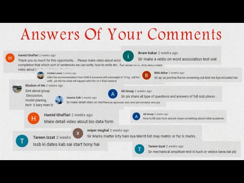 ISSB Related Answers Of Your Comments | Genius World |