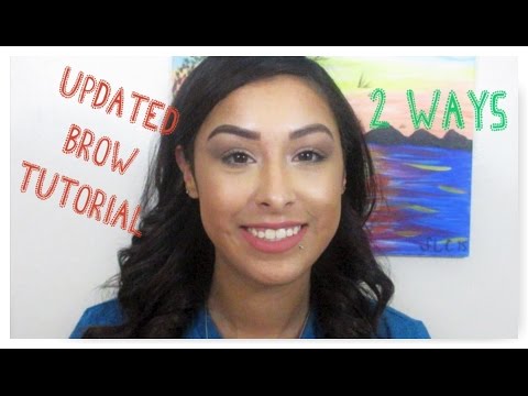 Updated Eyebrow Tutorial | How To: 2 Ways | Sami💕