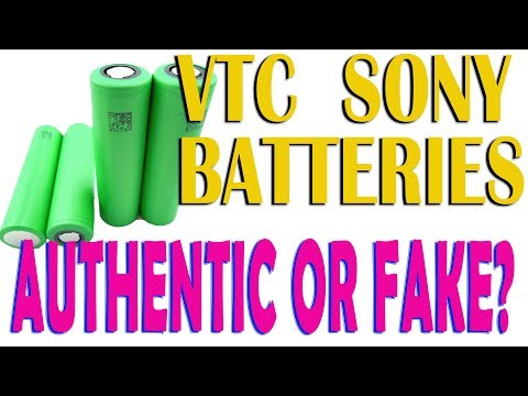 Tutorial: How to recognize a fake Sony VTC battery from a real one
