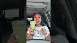 CowboyConchas new horchata matcha + horchata latte #horchata #matchalatte  #drinkreview #arlingtontx