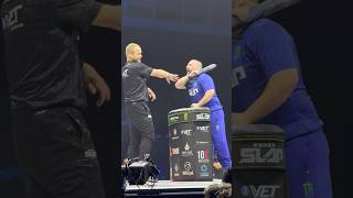 He had bro wobbling the whole match 😭👋🏾 #powerslap #ufc #shorts #trending #viral