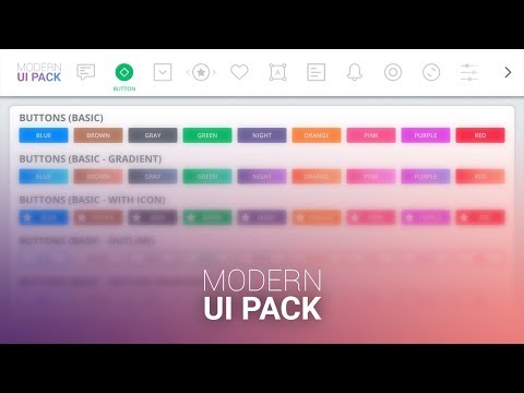 Modern UI Pack (Unity Asset - v3.0)