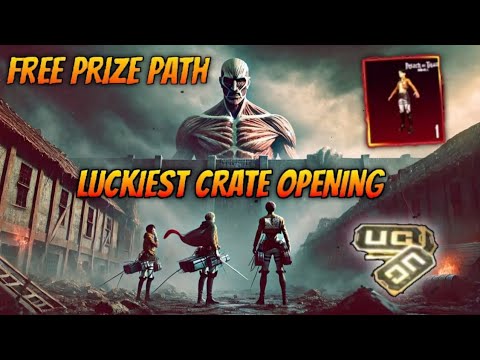 Omg 😱 Luckiest Crate Opening of Attack on Titan Price Path crate opening  #attackontitanprizepath