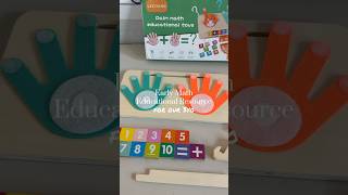 Preschool Math Resources Manipulatives #toddlermath #earlymathskills #earlymath #visualaids