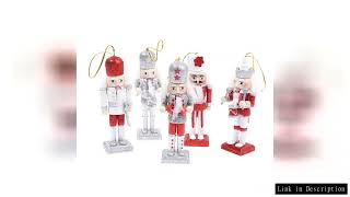 Wooden Nutcracker Solider Figure Puppet Doll Handcraft For Children Gifts Christmas Home Office Deco