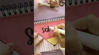 Creative Front Page Design: Science ✏️ #shorts #nhuandaocalligraphy #frontpage