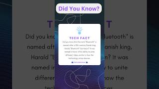 Discover the roots of #Bluetooth! 📡  🤝 #TechHistory #DidYouKnow #WirelessTech