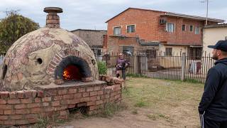 Man Builds GIANT Wood-Fired Brick Oven from SCRATCH | DIY project by @imamttae7280