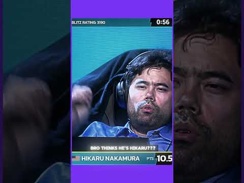 He thinks he's Hikaru smh #shorts #facts #chess #hikaru #hikarunakamura #grandmaster
