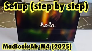 2025 MacBook Air M4: How to Setup (step by step) | 13-inch & 15-inch