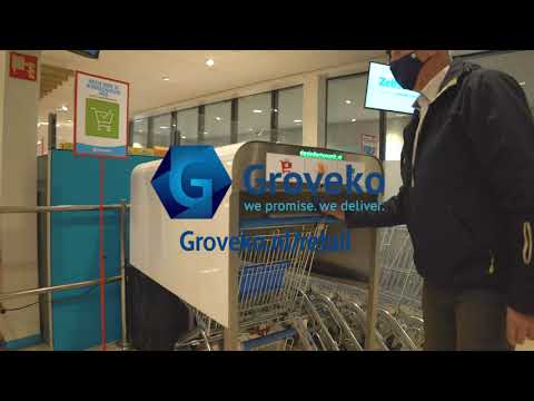 Groveko Winkelwagen Desinfectie Unit