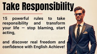 Take Responsibility: 15 Rules to Transform Your Life & Stop Blaming Others 🔥|| Graded Reader ✅