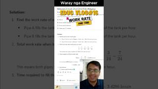 Work Rate and Time Problem #civilservices  #civilengineer