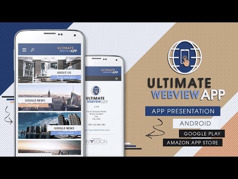 📱 Ultimate Webview Mobile App - Android Phonegap Build [ AdMob & Push Notifications ] ᴴᴰ
