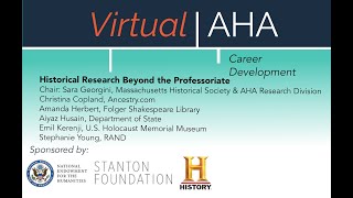 Historical Research Beyond the Professoriate