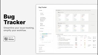 Streamline Bug Tracking with Bug Tracker PRO | Notion Template Walkthrough