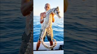 Wild Seahorse Catch in 4K – Ocean Magic Up Close! 🐎 #Seahorse #4KWildlife #OceanMagic #MarineLife