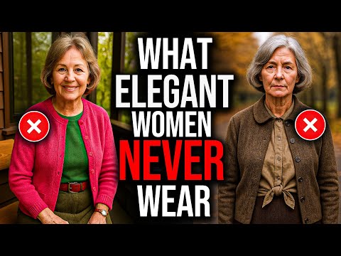 15 COMMON Wardrobe MISTAKES Elegant Women OVER 50 ALWAYS Avoid!