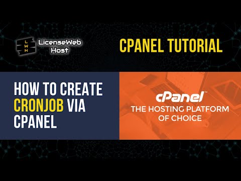 How to Create Cronjob via cPanel