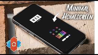 Minimalistic Homescreen Setup | Nova Launcher PRO 2022