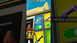How to get the infinite mini gun in 1v1 with every gun ￼
