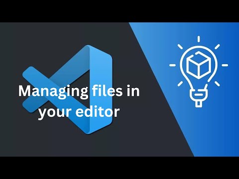 Managing files in your editor | UB Coding